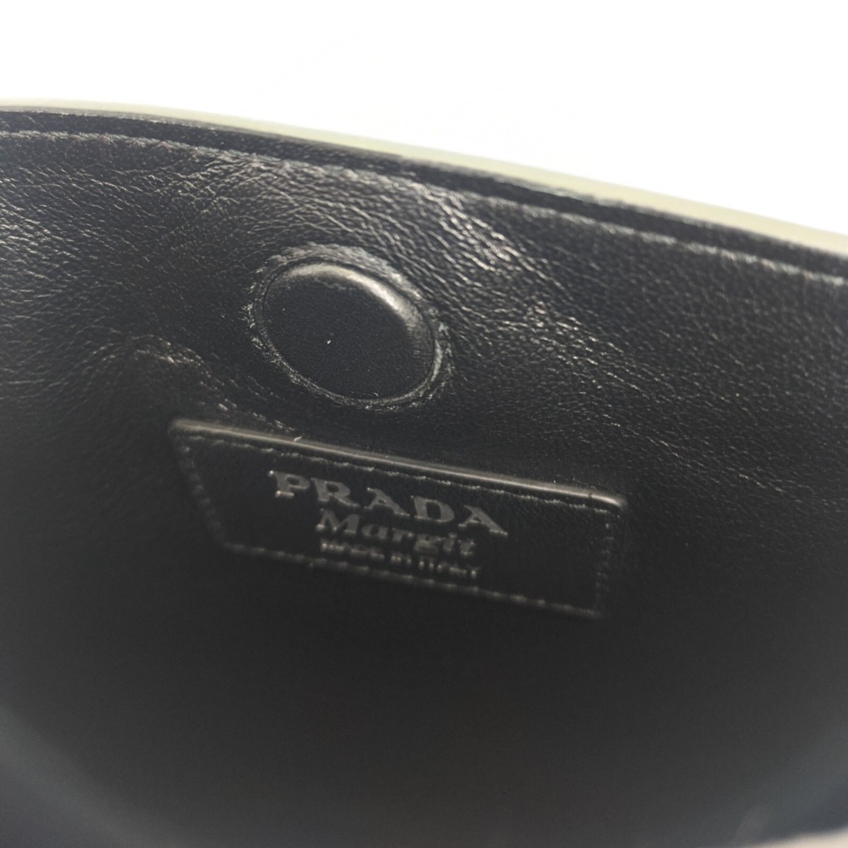 Prada Sm Leather Margit Bag, (1BC082) Red/Black RETAILS