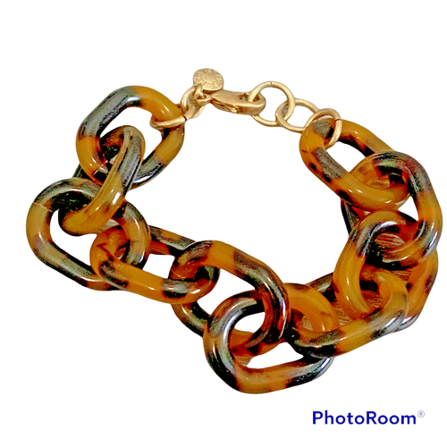 J Crew Bracelet Faux Tortoise Brown 
