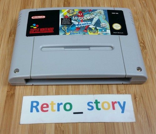 Super Nintendo SNES Spider-Man X-Men Arcade's Revenge PAL - Photo 1/1