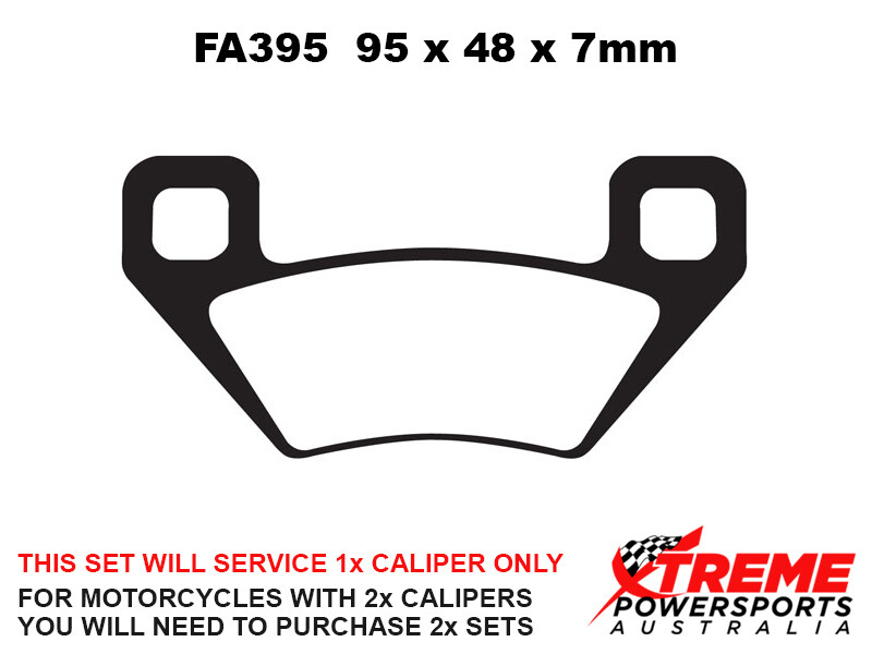 Arctic Cat 500 Brake Pads Front & Rear Brake Pads For Arctic Cat - Foto 12