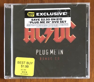 AC DC Plug Me In live Ep CD Limited Edition Live Ep Best Buy Exclusive ...
