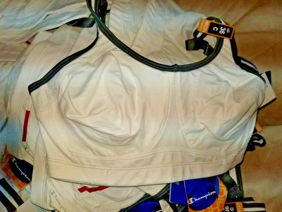 901R1 Champion 1890 Shape Too High Support Sports Bra 36C White DISCONTINUED - Image 4 of 4