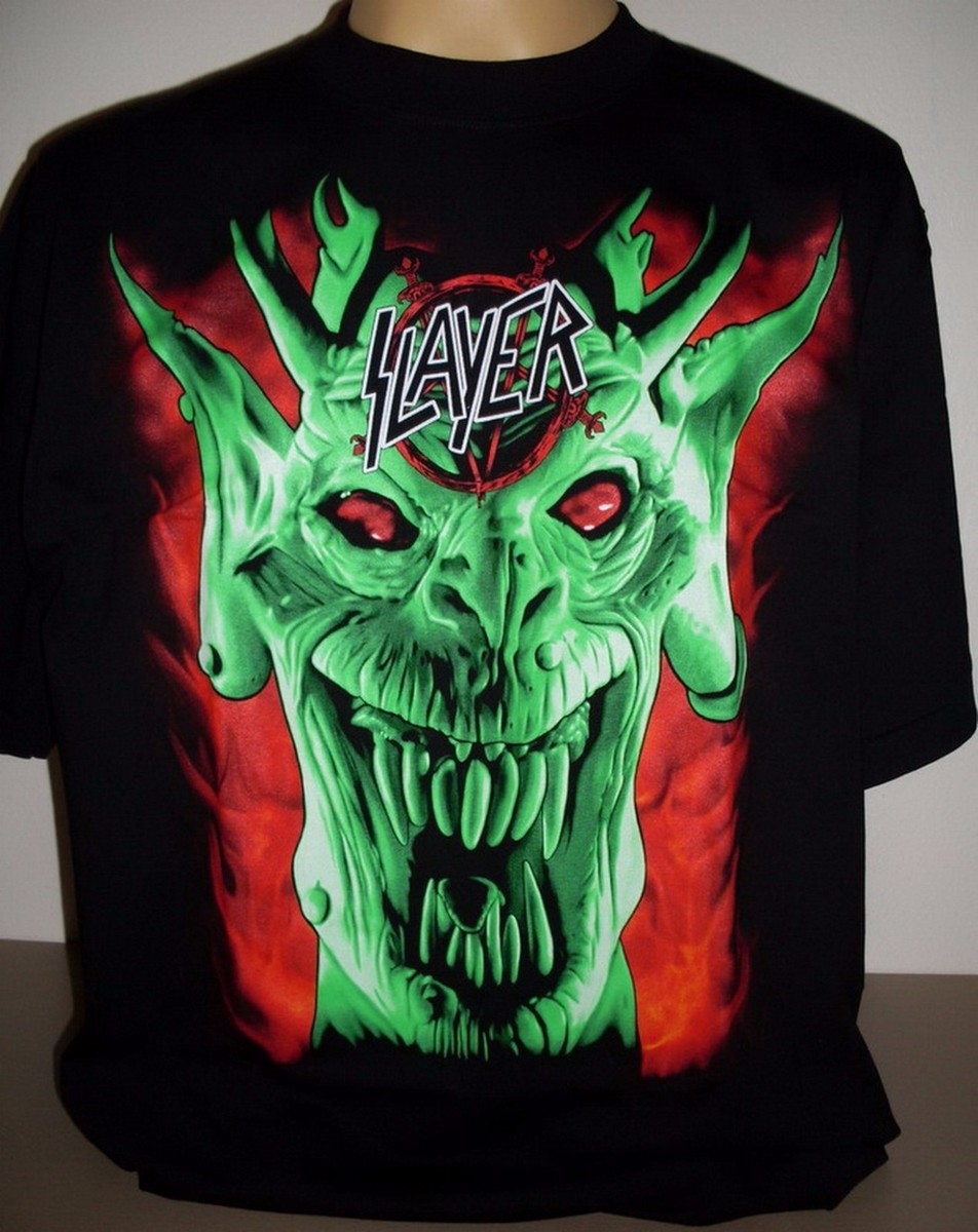 Slayer Root Of All Evil Thrash Metal Band T-Shirt Size S M L