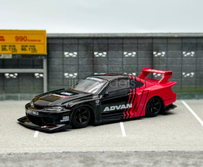 MINIGT 1:64 Advan Silvia S15 LBWK Sports Model Diecast Metal Car