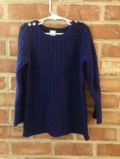 NWT Gymboree Mod About Orange Navy Blue Textured Tunic Sweater 7 8