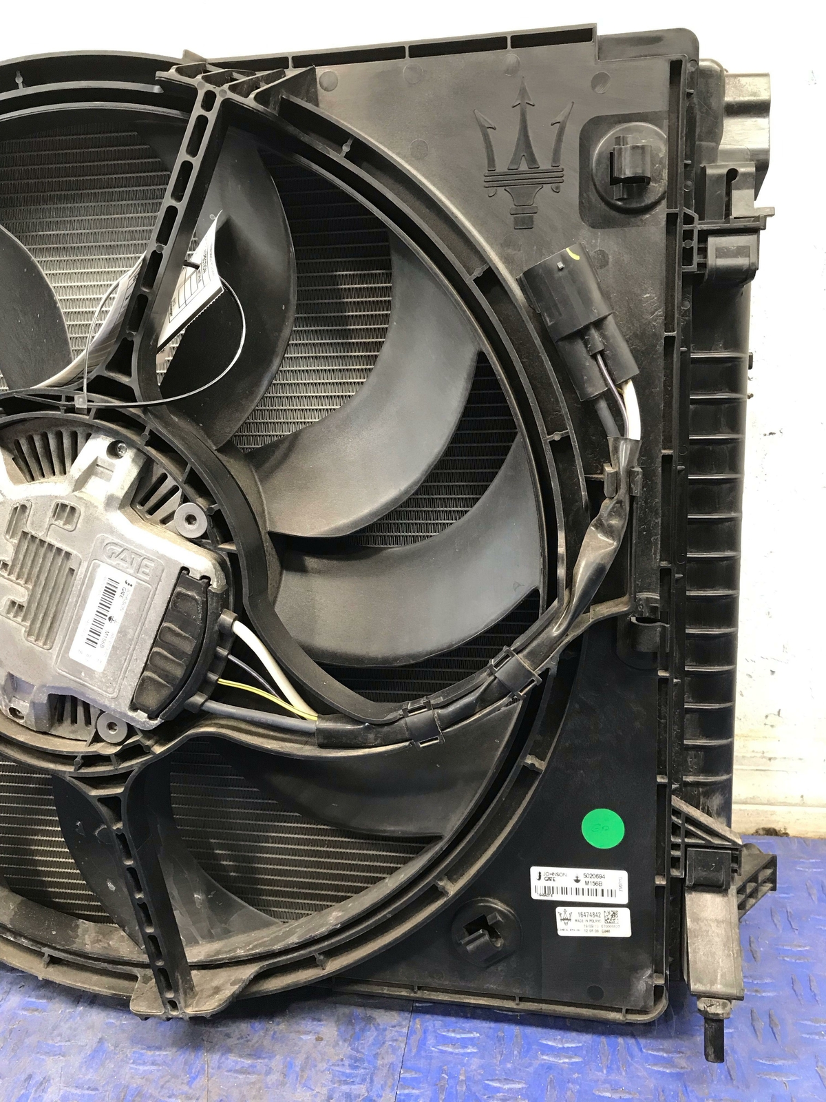 2013 - 2020 MASERATI QUATTROPORTE 3.0 AWD RADIATOR CONDENSER COOLING FAN SET OEM