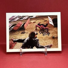 Marvel Spider-Man The Movie 2002 Topps #98 Daily Bugle Archives Parker Pix NM+