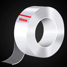 50Mm Width Double-Sided Adhesive Nano Tape 1-5M Reusable No Trace Waterproof Ult