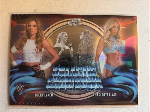 2026 Topps Cosmic Chrome WWE - Galactic Showdown Charlotte Flair, Becky Lynch