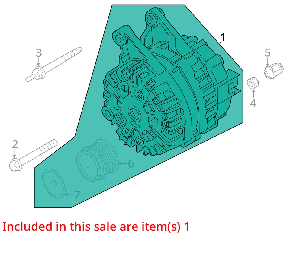 Alternador ID JX6T-10300-SC compatible con 21-25 BRONCO SPORT 12142073 Foto 3 de 4