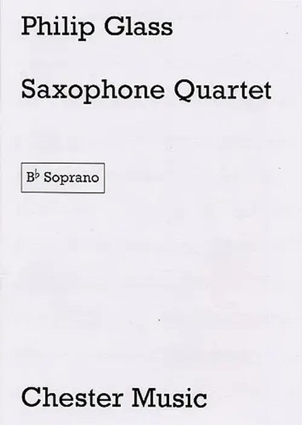 Saxophone Quartet | Philip Glass | Englisch | Taschenbuch | Stimmensatz | 2004-image