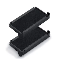 Trodat 4912 Replacement Ink Pad Black Pack Of 2 Easy Change Clean Hands