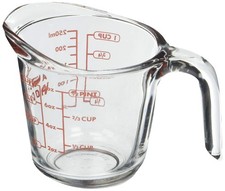 8 Oz Measuring Cup 55175OL13 Clear Liquid Kitchen Baking Tool