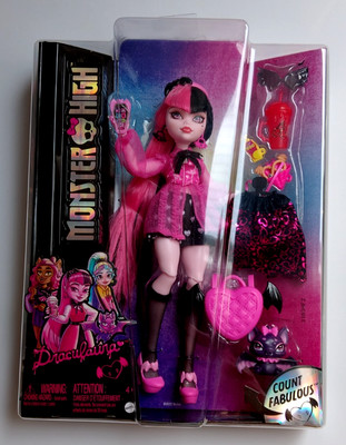 Mattel - Monster High - Draculaura - Count Fabulous - 2022 - Figuren Set - neu