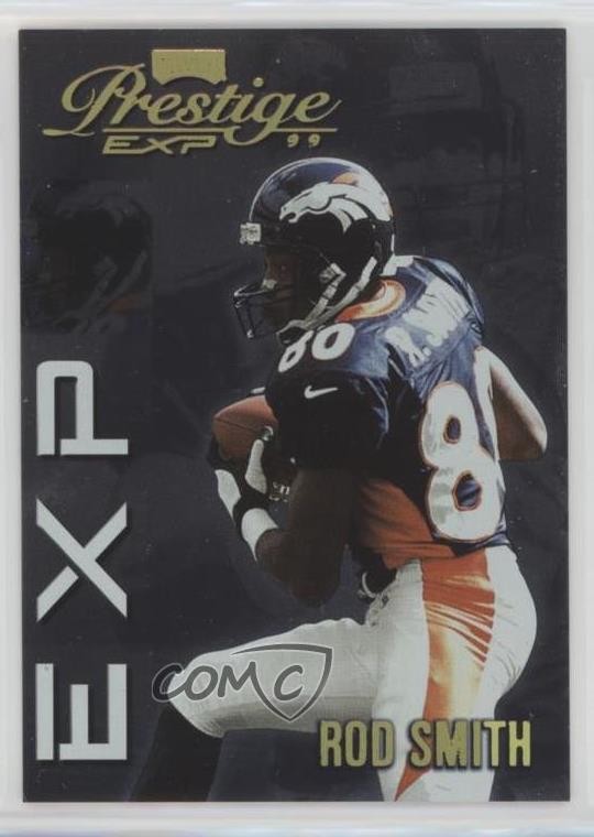 1999 Playoff Prestige EXP Reflections Gold 636/1000 Rod Smith #EX161 0c6