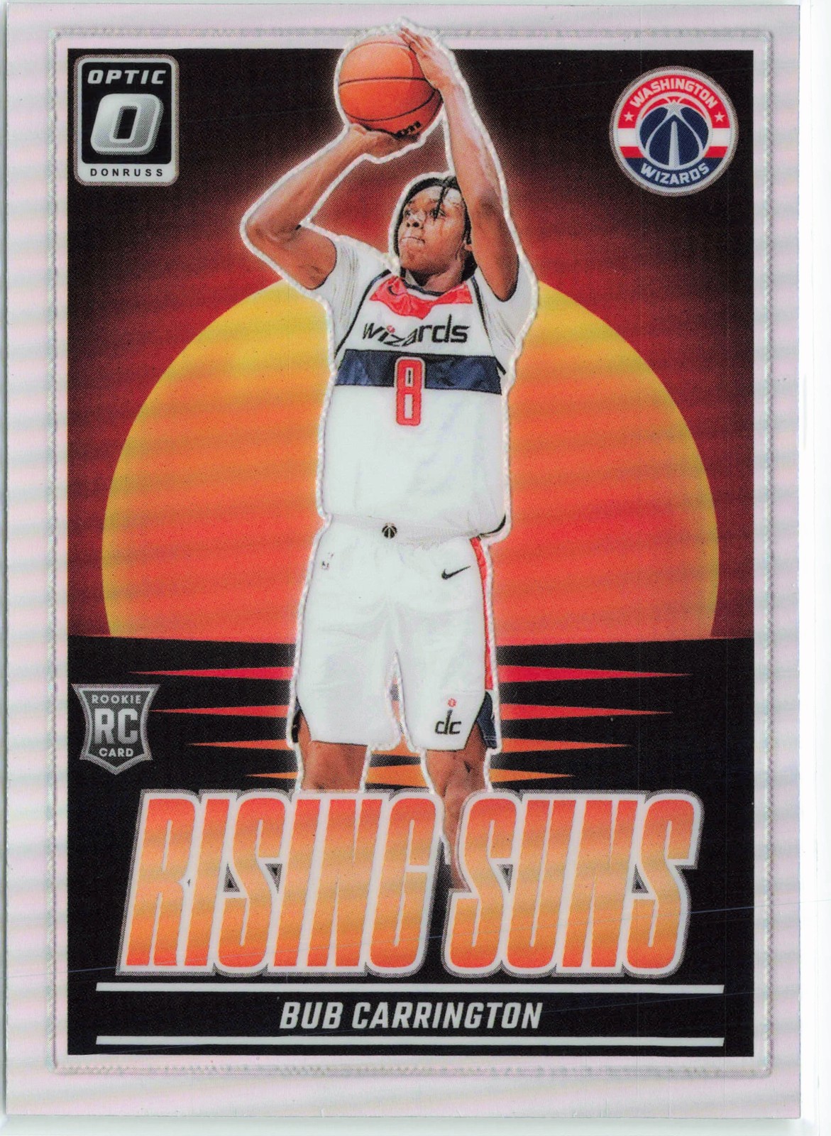 2024-25 Donruss Optic #3 Bub Carrington Rising Suns Holo