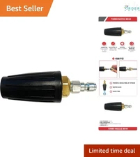 4500 PSI Turbo Pressure Washer Nozzle 1/4-Inch Quick Connect Hot Cold Water