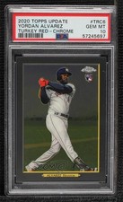 2020 Topps Update Turkey Red Chrome Yordan Alvarez #TRC-6 PSA 10 GEM MT 0au4