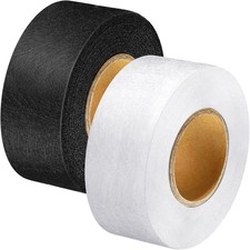 Outus Iron on Hem Tape Fabric Fusing Hemming 1 inch x 27 yards, White