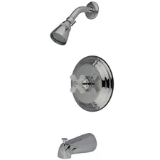 Kingston Brass KB363.PX Restoration Tub and Shower Trim Package - Chrome