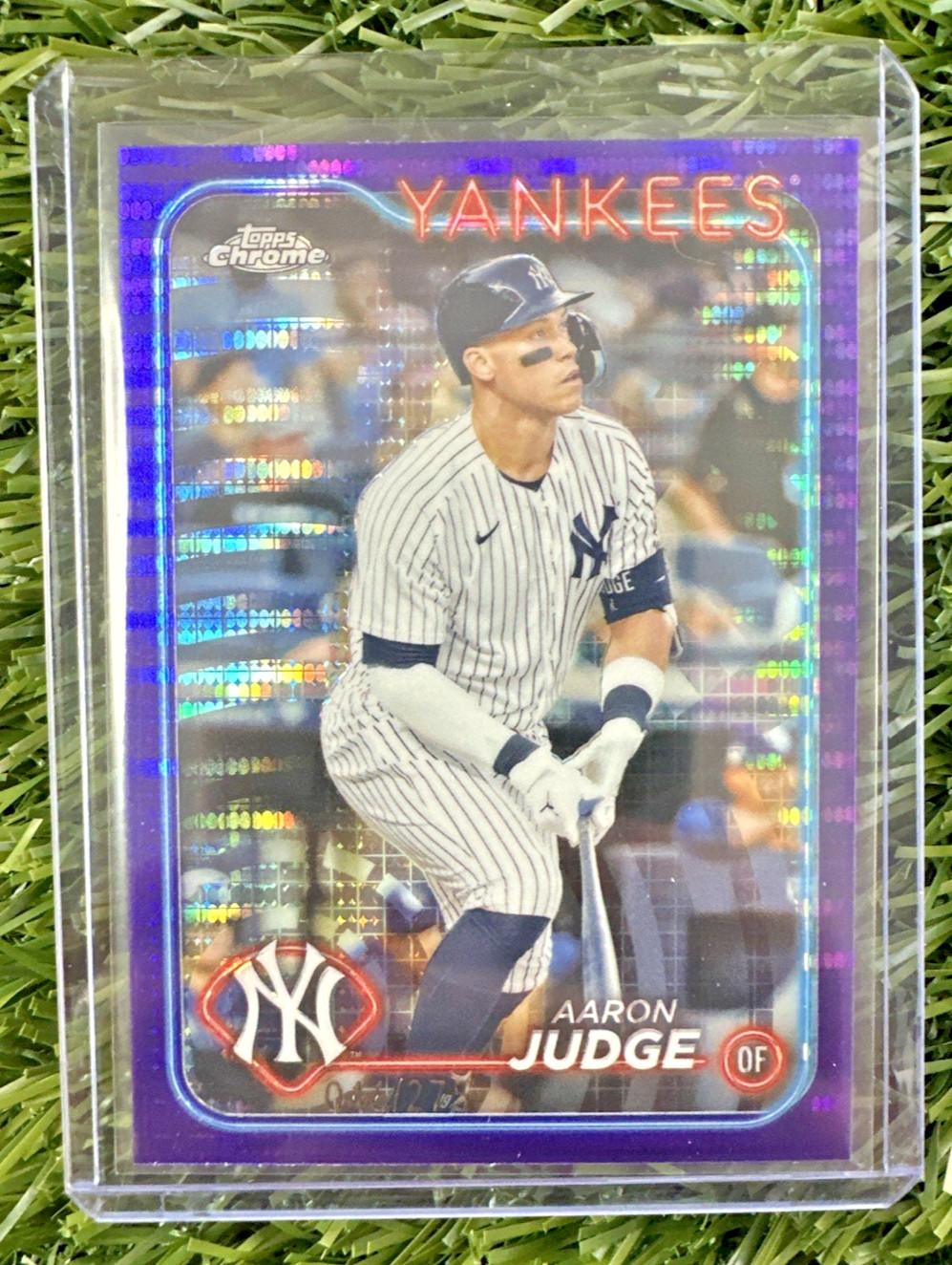 2024 Topps Chrome AARON JUDGE Purple Sonar Refractor /275 #50