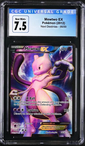 Mewtwo-EX graded CGC 7.5 for sale on eBay