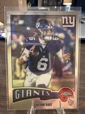 2025 Topps Chrome Football SP Jaxson Dart 1975 Retro 1975-25 Rookie (RC) Giants 