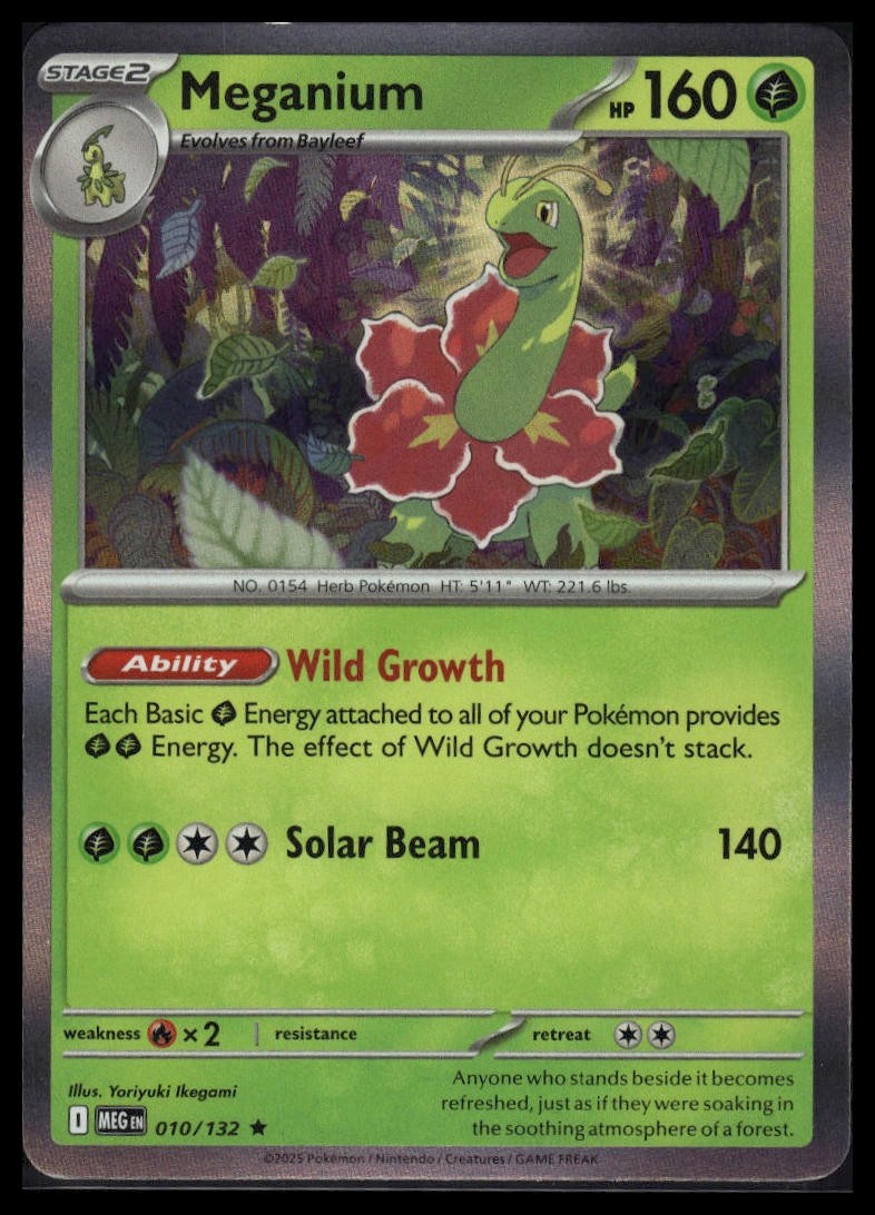 ME01: Mega Evolution #010/132 Meganium HOLO