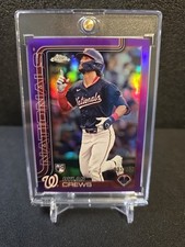 2025 Topps Chrome - Dylan Crews #146 Purple Refractor /250 (RC)