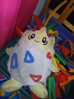 Pokemon Togepi Plush Stuffed Animal Toy, Vintage 1999, Medium, White Yellow 30"