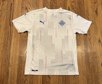 2020 Iceland National Football Team Icelandic KSI Puma UEFA Soccer Jersey Medium