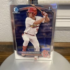 2025 Bowman - Chrome Prospects JJ Wetherholt #BCP-22 (RC)