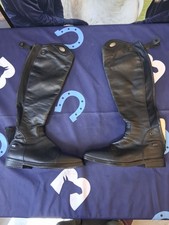 Parlanti Passion Tall Riding Boots Black Womens Size 6