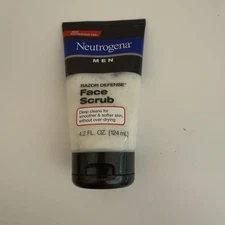 NEW Neutrogena Men Exfoliating Razor Defense Daily Shave Face Scrub Discontinued