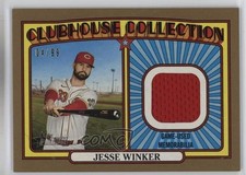 2021 Topps Heritage Clubhouse Collection Relics Gold /99 Jesse Winker 0af3