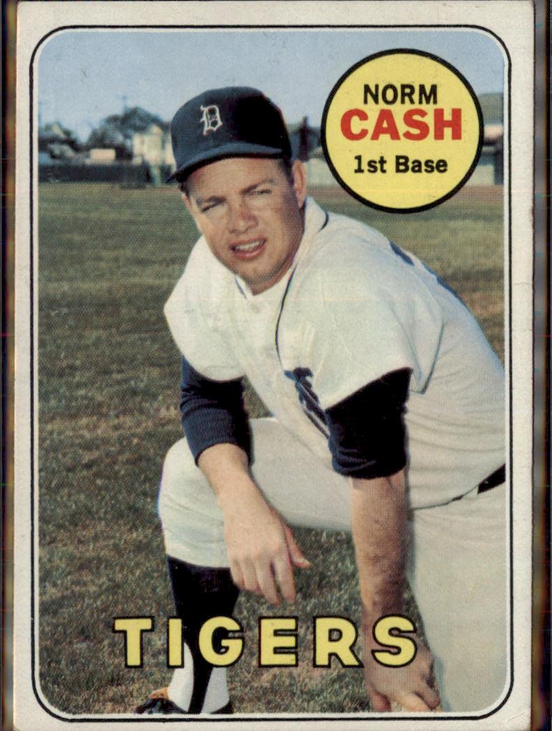1969 Topps #80 Norm Cash - ( pk3 )