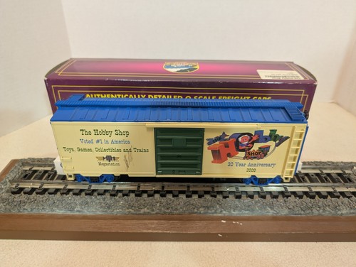 MTH 20-93431 The Hobby Shop 30 Aniversario 40' Caja Coche ~Nuevo y Firmado~ | Zustand: New