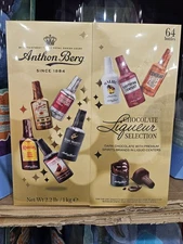 Anthon Berg A Selection Of Liqueur Filled Dark Chocolate 2.2 Lbs , 64 Bottles
