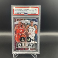 2019 Giannis Antetokounmpo Illusions Career Lineage #11 PSA 10 Bucks