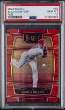 2022 PANINI SELECT RED #85 SHOHEI OHTANI 199/199 PSA 10