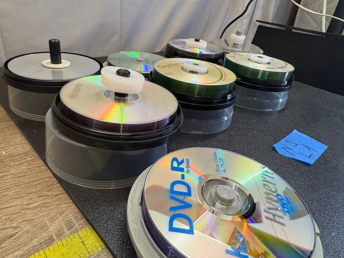 Lot of Mixed CD/DVD Spindles Optimum Memorex Imation 700MB 4.7GB