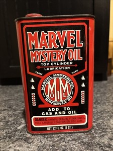 Marvel Mystery Oil Metal 1 Quart Advertising Can