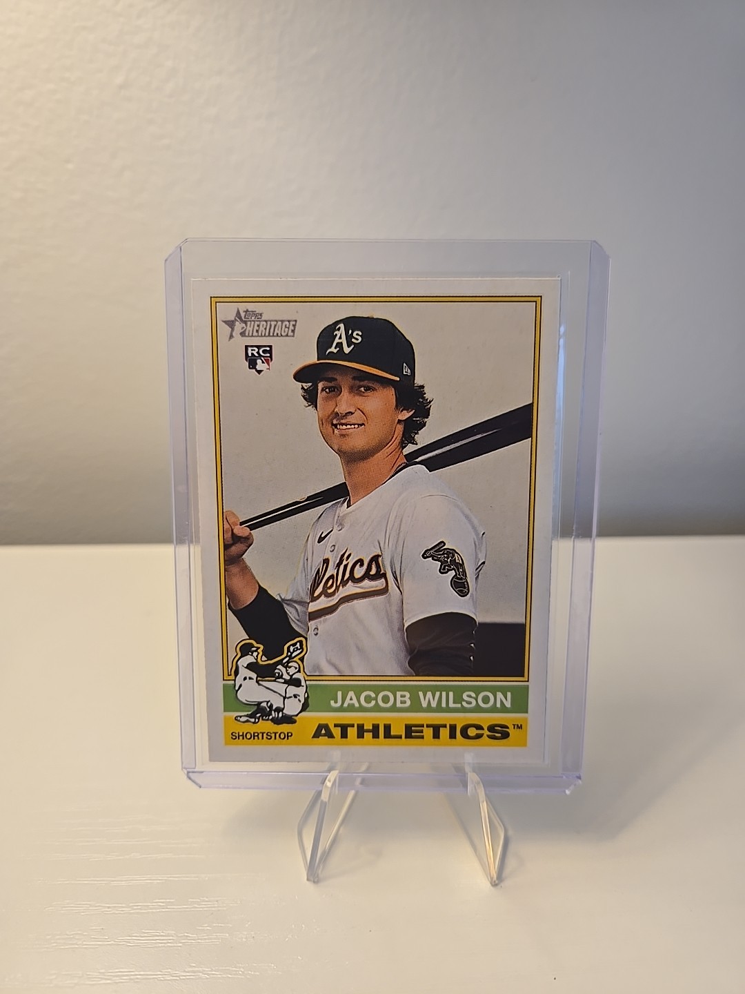 2025 Topps Heritage - Alternate Cartoon Variation Jacob Wilson #15 (RC)