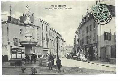 54 TOUL FONTAINE CUREL ET RUE GAMBETTA
