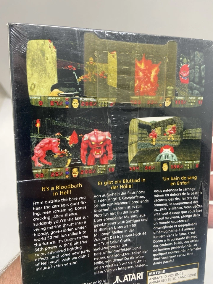 Doom (Atari Jaguar) - Brand New Factory Sealed - Image 3 of 4