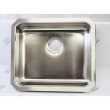 Elkay ELUHAD191655 Lustertone Classic Single Bowl Kitchen Sink - Stainless Steel