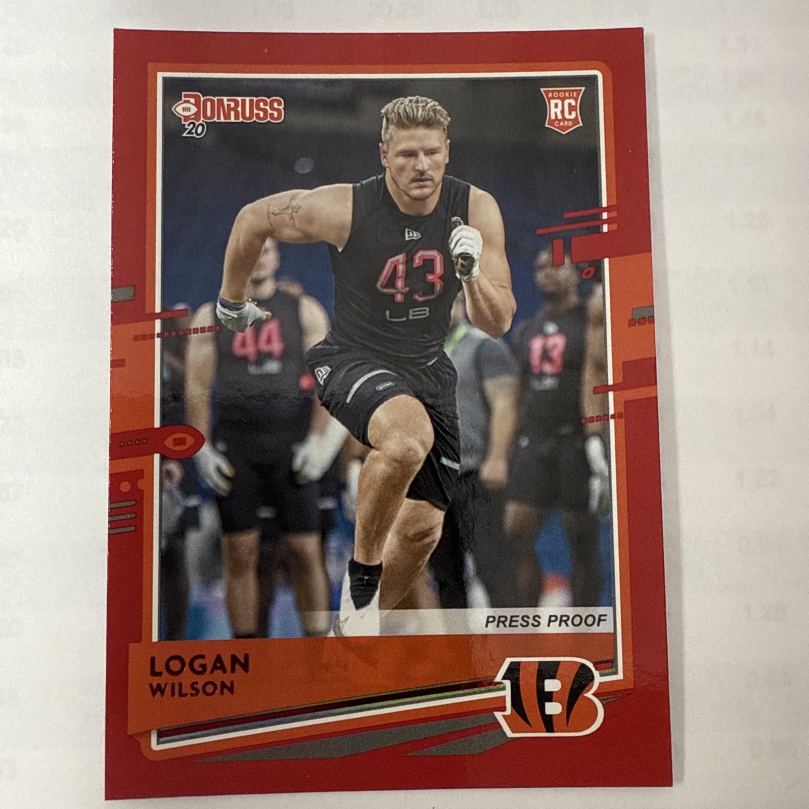 Logan Wilson Panini Donruss #293 Red Press Proof