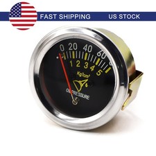 2 52mm Universal Mechanical Auto Car Oil Press Pressure Gauge Meter 0-80 Psi