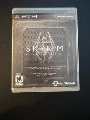 The Elder Scrolls V Skyrim Legendary Edition Sony PlayStation 3 PS3 Game No Map