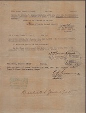 DWIGHT D. EISENHOWER - DOCUMENT SIGNED 05/02/1925